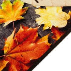 Vidaxl mosható őszi mintás bársony konyhaszőnyeg 60 x 300 cm 4005628