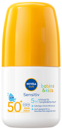 Nivea Sun Kids Sensitive protect & play OF 50 gyermek napkrém, 50 ml