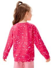 EXCELLENT Lány pulóver sötét rózsaszín méret 104 - Lány/Baba
