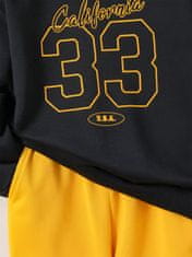 EXCELLENT Fekete és sárga melegítőruha 104-es méret - California 33