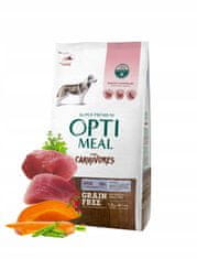 OptiMeal gabonamentes szárazeledel minden kutyafajta számára DUCK VEGETABLES 1.5kg