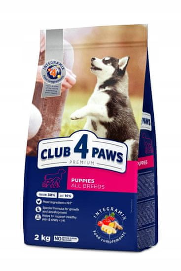 Club4Paws Premium kölyökszárazeledel minden fajtának csirkével 2 kg