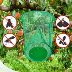 Vixson Hálós rovarcsapda, hatékony légycsapda, méreganyag és elektromosság nélkül, tartós szúnyoghálós anyagból (1db) | INSECTA