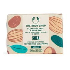 The Body Shop Szilárd szappan arcra és testre Shea (Cleansing Face & Body Bar) 100 g