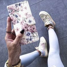 Tech-protect Wallet könyv tok Samsung Galaxy A35 5G, blossom flower