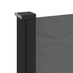 Vidaxl antracitszürke behúzható oldalsó napellenző 180 x 600 cm (4004548)