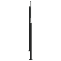 Vidaxl fekete behúzható oldalsó napellenző 180 x 600 cm (4004639)
