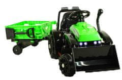 Noah Gyermek akkumulátoros vontató-utánfutó távirányító TRAK-SX-2-GREEN