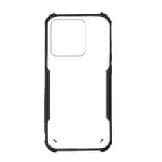 TKG Telefontok Xiaomi Poco X6 5G - fekete / átlátszó ütésálló hátlap tok