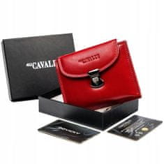 4U Cavaldi Közepes női bőr pénztárca, pattintással