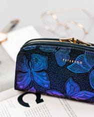Peterson Holografikus pillangókkal díszített női bőr pénztárca