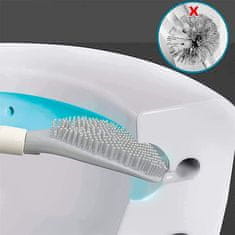 Netscroll Forradalmi WC-kefe, amelynek gombja van a tisztítószer adagolásához, BestBrush