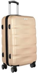 Peterson Közepes méretű bőrönd ABS+ műanyagból