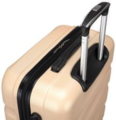 Peterson Közepes méretű bőrönd ABS+ műanyagból