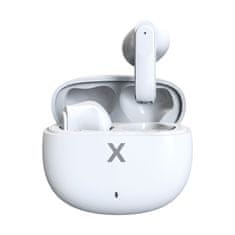 maXlife TWS MXBE-03 vezeték nélküli Bluetooth fejhallgató, fehér (OEM0002436)