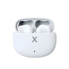 maXlife TWS MXBE-03 vezeték nélküli Bluetooth fejhallgató, fehér (OEM0002436)