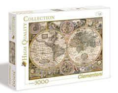 Clementoni Puzzle - Antic térkép, 3000 darab