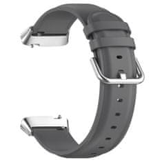 BStrap Leather szíj Xiaomi Redmi Watch 3 Active / Lite, gray