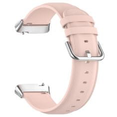 BStrap Leather szíj Xiaomi Redmi Watch 3 Active / Lite, sand pink