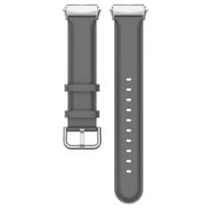 BStrap Leather szíj Xiaomi Redmi Watch 3 Active / Lite, gray