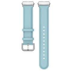 BStrap Leather szíj Xiaomi Redmi Watch 3 Active / Lite, light blue
