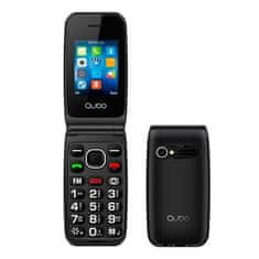 Qubo Mobilní telefon , NEO 2 NW BK SEN SOS, TLF LCD displej, fotoaparát, bluetooth, tlačítko SOS, USB-C