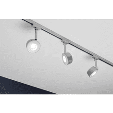 Paulmann Nagyfeszültségű sínrendszer lámpa URail Fixen beépített LED-es 4 W LED Pellet Fehér, Króm (matt) (95473)