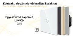 Luxion Egyszerű Wi-Fi Üveg Érintőkapcsoló, Szürke