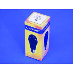 Omnilux Feketefény-, UV halálfejes fényforrás, 230V/75W E27 80mm, 89510105E27 (89510105)