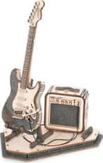 Robotime Rokr 3D fa puzzle elektromos gitár 140 darab