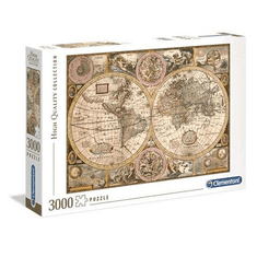 Clementoni Antik világtérkép HQC 3000 db-os puzzle (33531) (Clementoni33531)