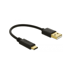 DELOCK USB Ladekabel Typ-A zu USB Type-C 15 cm (85354)