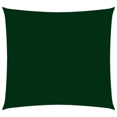 Vidaxl sötétzöld négyzet alakú oxford-szövet napvitorla 6 x 6 m (135472)