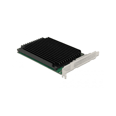 DELOCK PCI Expr x16 Karte > 4x int NVMe M.2 Key M Kühlkörper (90054)