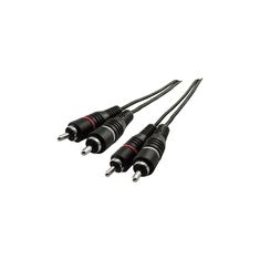 Schwaiger Audiokabel Cinch Audioverbindung 5,0m Schwarz (CIK5450533)