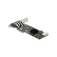 DELOCK PCI Express x4 Karte > 4x extern SuperS. USB Typ-A Bu (89008)