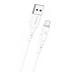 Foneng X81 USB-A -Micro USB 2.1A töltőkábel 1m fehér (X81 Micro)
