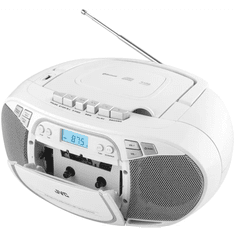 JVC RC-E451W hordozható CD-s rádiómagnó fehér (RC-E451W)