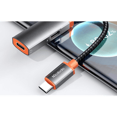 Mcdodo USB-C - 2x USB-C adapter fekete PD 60W (CA-0520) (CA-0520)