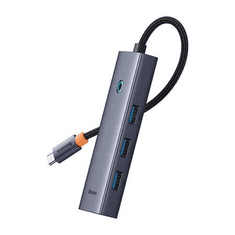 BASEUS UltraJoy Hub 5in1 USB-C- 4xUSB-A 1xHDMI szürke (B00052809813-00) (B00052809813-00)