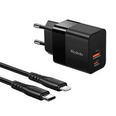 Mcdodo USB-A + USB-C 20W hálózati töltő + USB-C - Lightning kábel (CH-1952) (CH-1952)