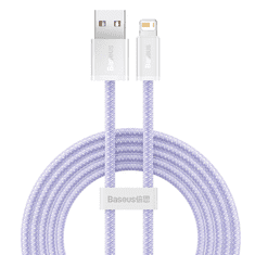 BASEUS Dynamic USB- Lightning kábel, 2,4A, 2m, idbolya (CALD000505) (CALD000505)