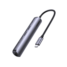 Ugreen 10919 dokkoló állomás és port replikátor Vezetékes USB 3.2 Gen 1 (3.1 Gen 1) Type-C Szürke (UG10919)