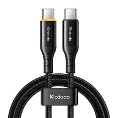 Mcdodo CA-3460 USB-C - USB-C kábel PD 100W 1.2m fekete (CA-3460) (CA-3460)