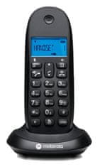 MOTOROLA C1001CB+ fekete DECT telefon