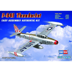 Hobbyboss F-84E Thunderjet vadászrepülőgép műanyag modell (1:72) (MHB-80246)