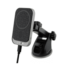 Bmw MagSafe Mobiltelefon indukciós M autós tartó/töltő - Fekete (BMW000678)