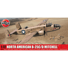Airfix North American B-25C/D Mitchell repülőgép műanyag modell (1:72) (06015A)