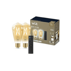 WiZ 8719514550155Z intelligens fényerő szabályozás Intelligens izzó Wi-Fi/Bluetooth Sárga 7 W (929003057022)