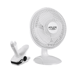 Adler AD 7317 Asztali ventilátor - Fehér (AD7317)